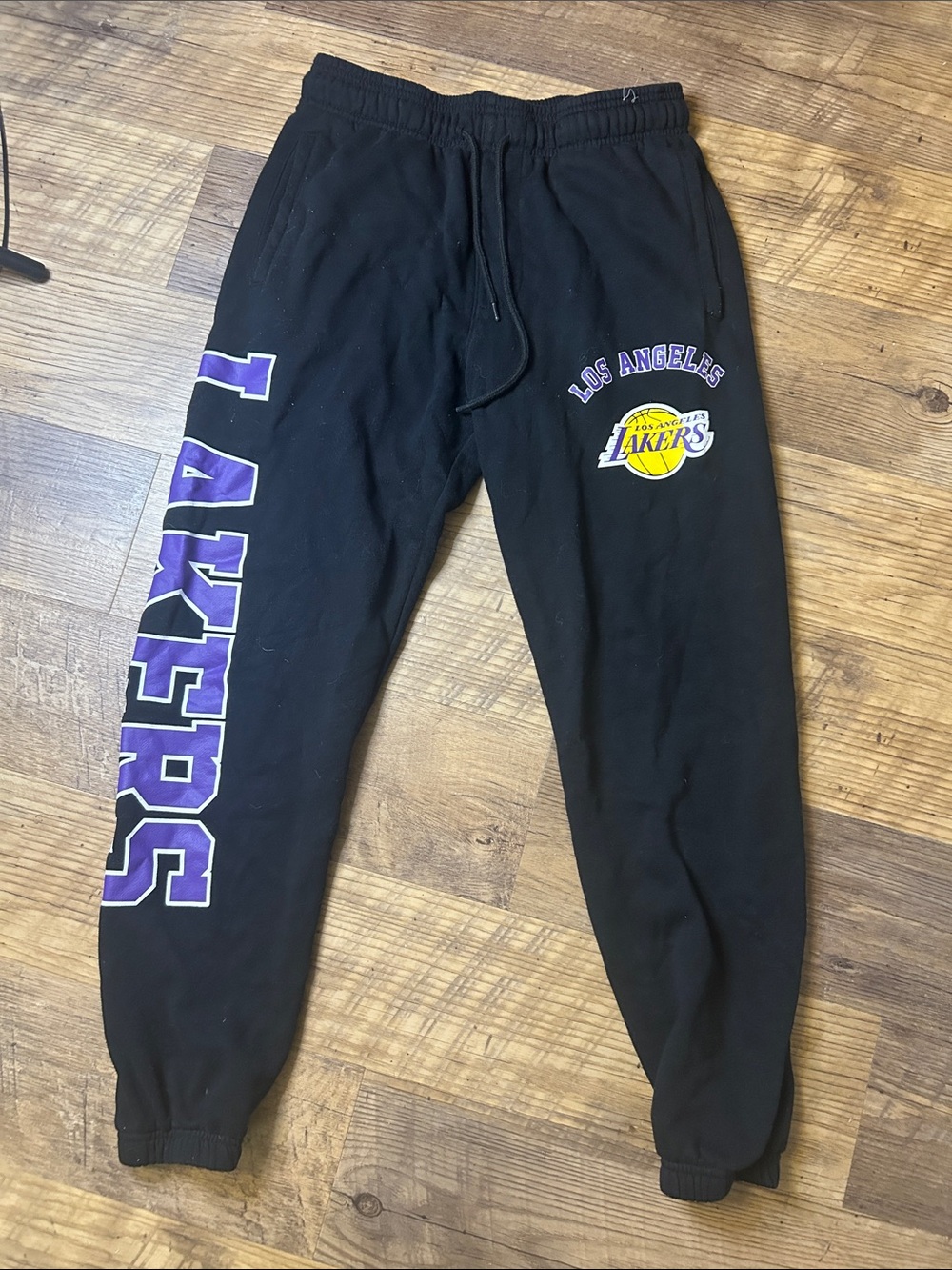 Men’s LA Lakers Black Jogger Sweatpants